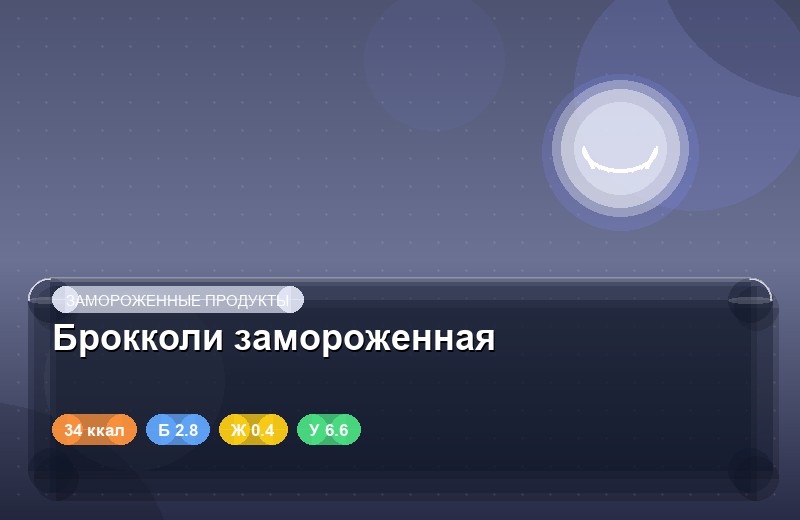 Брокколи замороженная