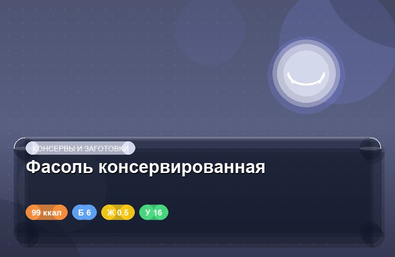 Фасоль консервированная