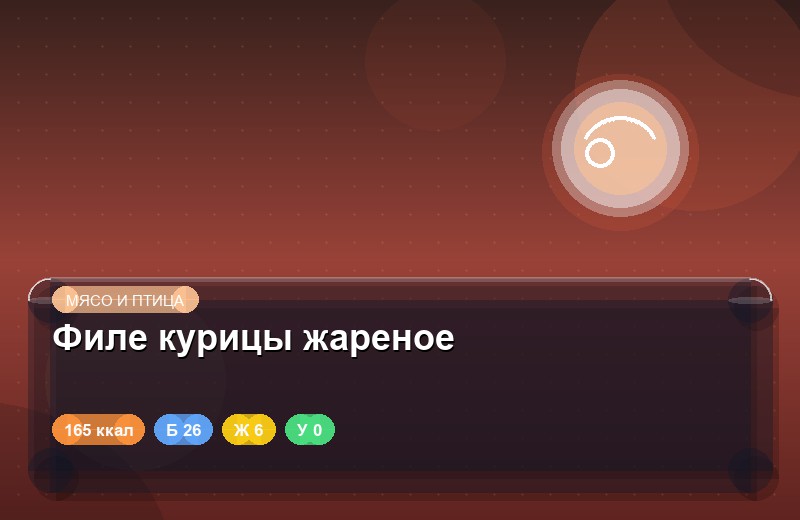 Филе курицы жареное