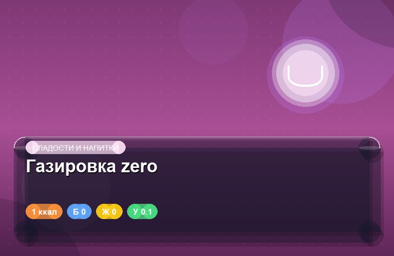 Газировка zero