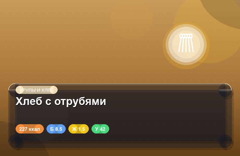 Хлеб с отрубями