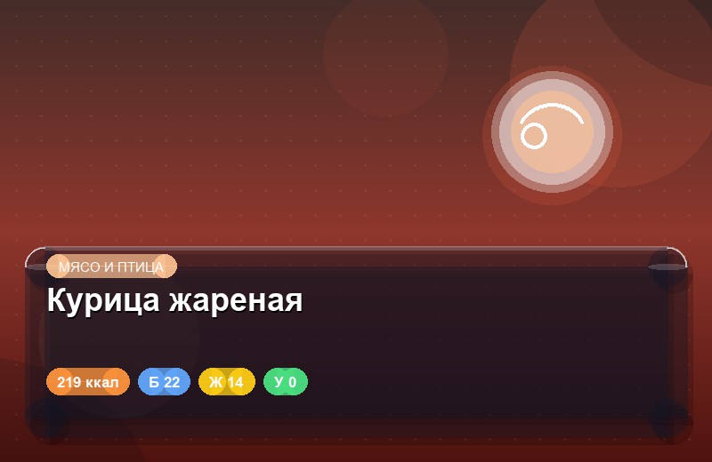 Курица жареная