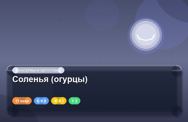 Соленья (огурцы)