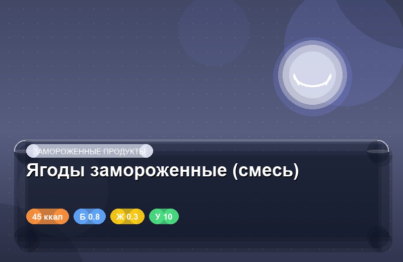 Ягоды замороженные (смесь)